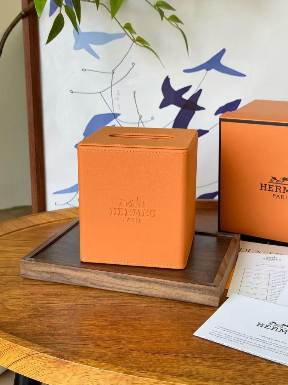 Hermes single Tissue Box - Image 5 of 6